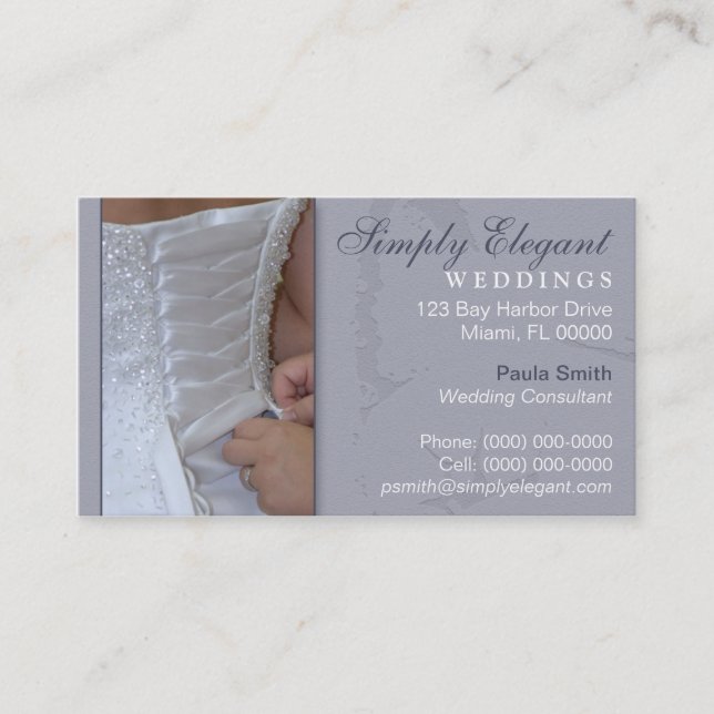 Wedding Planner Business Card (Front)