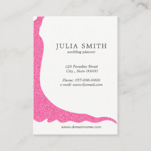 Wedding planner business card