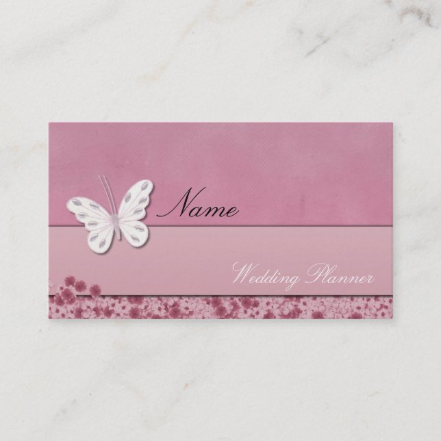 Wedding Planner Business Card (Front)