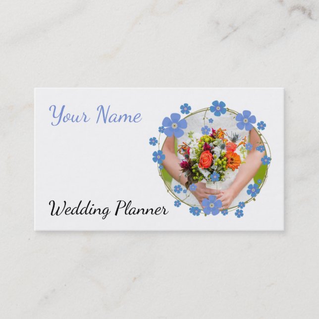 Wedding Planner Business card (Front)