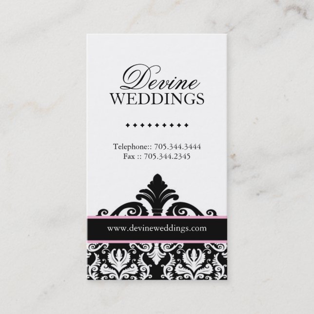 Wedding Planner Business Card (Front)