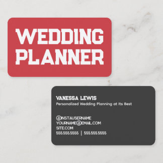 Wedding Planner Business Card