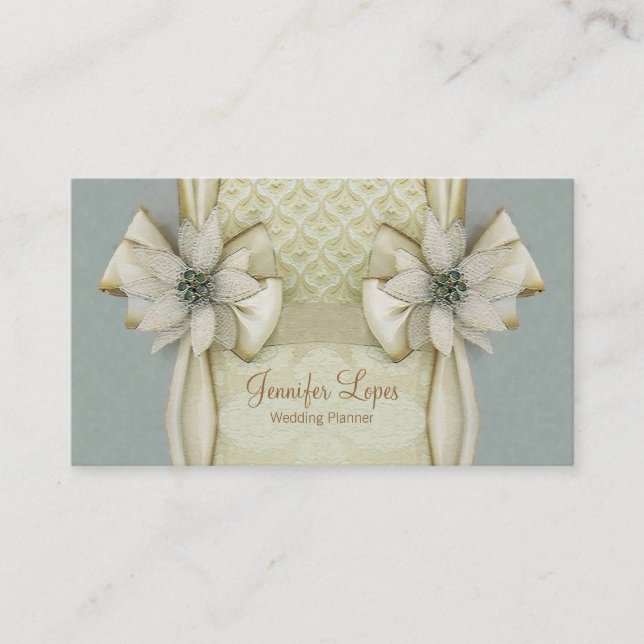 Wedding Planner ~ Business Card (Front)