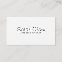 Wedding Planner - Business Cards