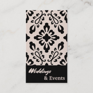 Wedding Planner. Catering. Wedding Supplies Business Card