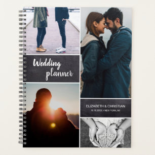 Wedding planner engagement photo collage