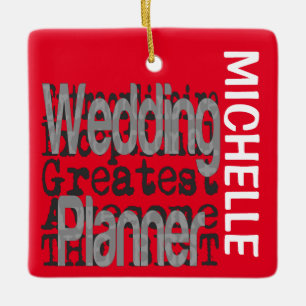 Wedding Planner Extraordinaire CUSTOM Ceramic Ornament