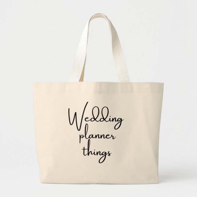 Wedding Planner Gift,Wedding Planner Tote , Weddin (Front)