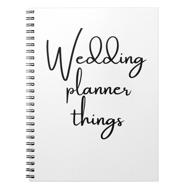 Wedding Planner Gift,Wedding Planner , Weddin Notebook (Front)