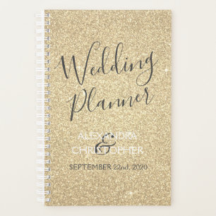 Wedding Planner Gold Sparkle Glitter