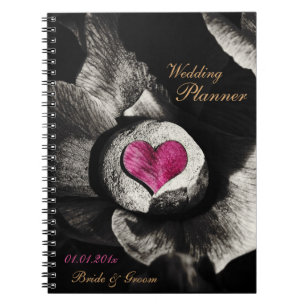 Wedding Planner, Hearth of Stone Art Spiral Notebook