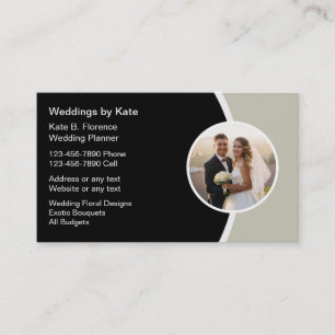Wedding Planner Modern Business Cards