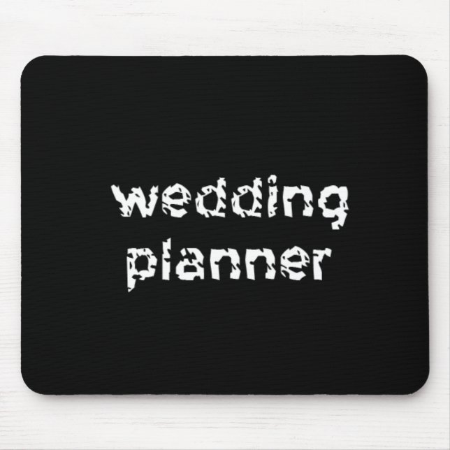 Wedding Planner Mouse Pad (Front)