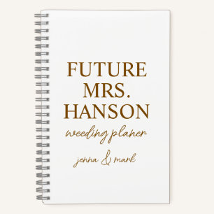 Wedding Planner Personalised Wedding Planning Bo Notebook