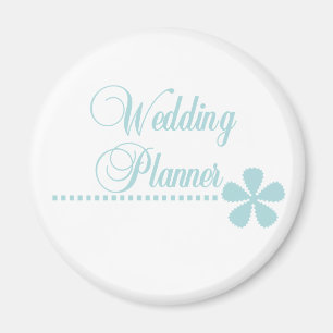Wedding Planner Teal Elegance Magnet