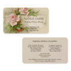 Wedding Planner Vintage Pink Roses Elegant