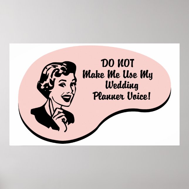 Wedding Planner Voice Poster (Front)
