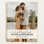 Wedding Planning Notebook Personalised Planner<br><div class="desc">Keep all of your wedding planning notes and paperwork organised with this personalised Wedding Planner.</div>