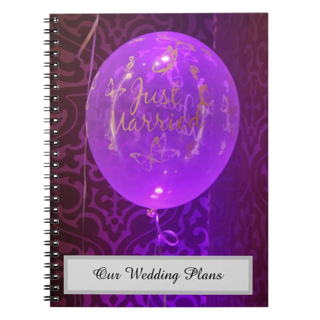 Wedding Plans Notebook (Front)