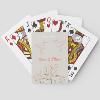 Wedding playing cards