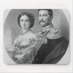 Wedding Portrait of Their Royal Highnesses Mouse Pad