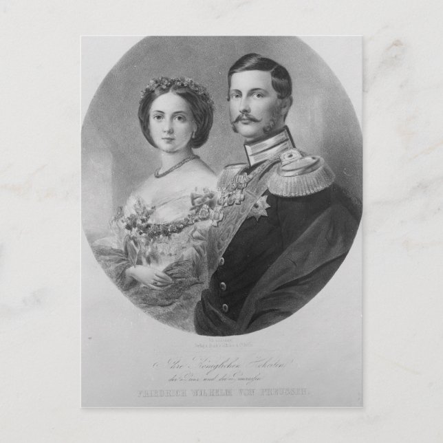 Wedding Portrait of Their Royal Highnesses Postcard (Front)