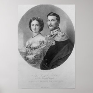 Wedding Portrait of Their Royal Highnesses Poster
