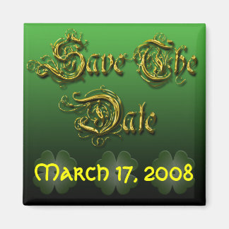 Wedding Postage Stamps Magnet