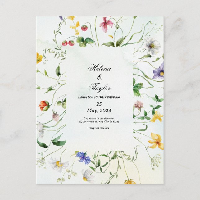 Wedding Postcard (Front)