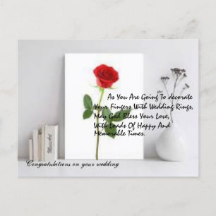 wedding postcard