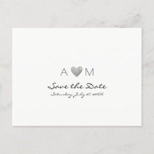 wedding postcard for a Save the Date invitation