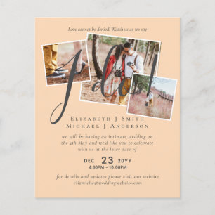 Wedding Postponement Change of Date Reception