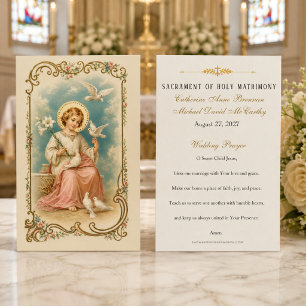 Wedding Prayer Child Jesus Catholic
