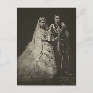 Wedding PRINCESS ALEXANDRA of Denmark #006UK Postcard