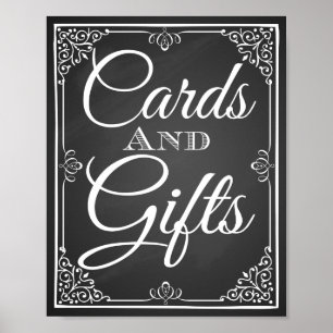 Wedding print "Card and Gift table sign