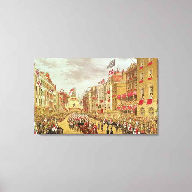 Wedding Procession of Edward, Prince of Wales Canvas Print (Front)