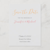 Wedding Professional Design Modern Save the Date