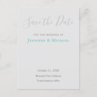Wedding Professional Design Modern Save the Date