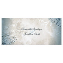 Wedding Program - Elegant Vintage Foliage & Swirls
