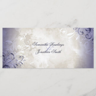 Wedding Program - Elegant Vintage Foliage & Swirls Programme