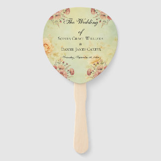 Wedding Program Fans