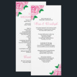 Wedding Program Templates for Ceremony<br><div class="desc">Elegant and customisable Wedding Ceremony Program Template to beautifully outline your special day's schedule. Perfect for modern or traditional weddings. Easy to edit and print.</div>