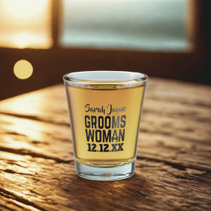 Wedding Proposal Groomswoman Shot Glass