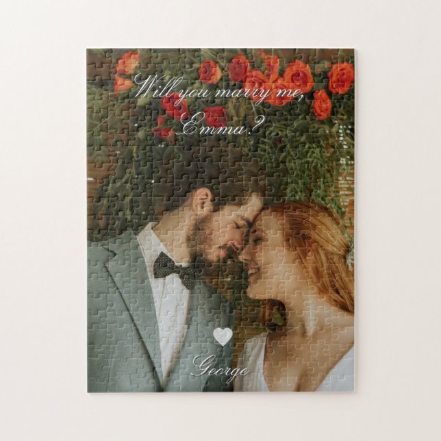 Wedding Proposal Puzzle (Vertical)