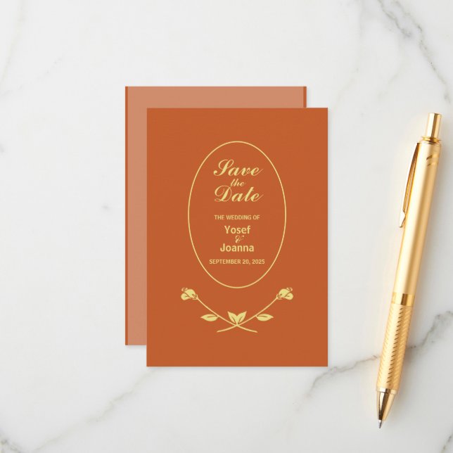Wedding QR Code RSVP Enclosure Card (Front/Back In Situ)