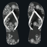 Wedding Reception Flip Flops | Customise Colour<br><div class="desc">A cute guest favour addition to your destination beach or poolside wedding reception! Let your lady guests dance the night away in these comfortable "dancing shoes" flip flops. Place the flip flops in a basket beside the dance floor. Sample colour is shown in black and white -click "customise it" to...</div>