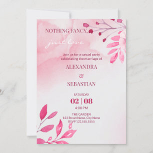 Wedding Reception Invitation