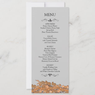 Wedding Reception Menu Cards