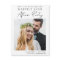 Wedding Reception Photo Save The Date Magnet