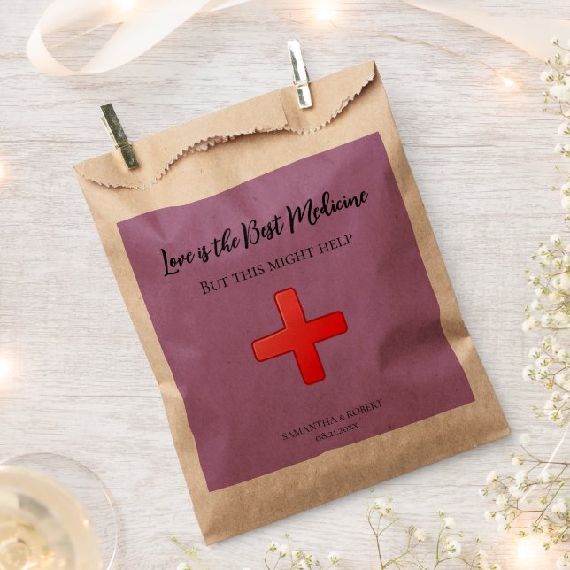 Wedding Recovery Kit Favor Bag (Clipped)